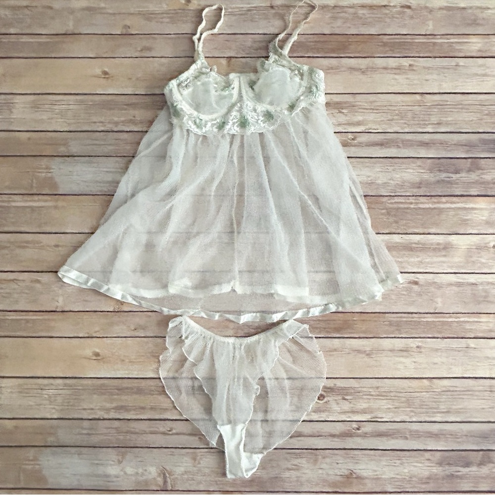 Victoria's Secret Sheer Chemise Set